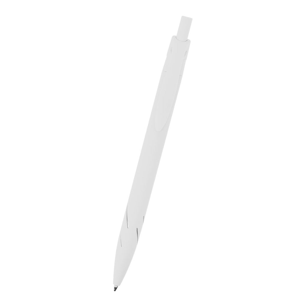 Bennett Pen in Recycled Aluminum - White - Front