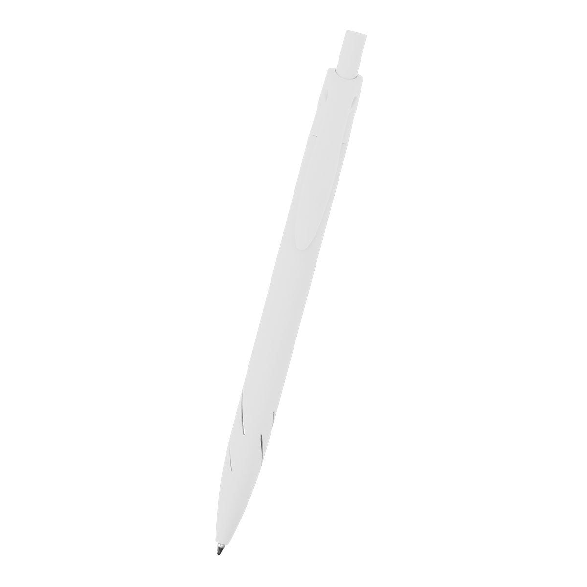 Bennett Pen in Recycled Aluminum - White - Front