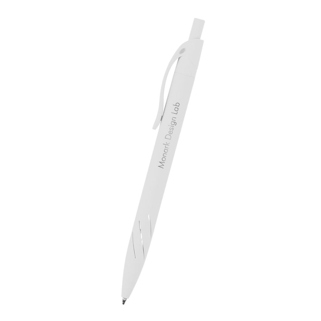 Bennett Pen in Recycled Aluminum - White - Laser