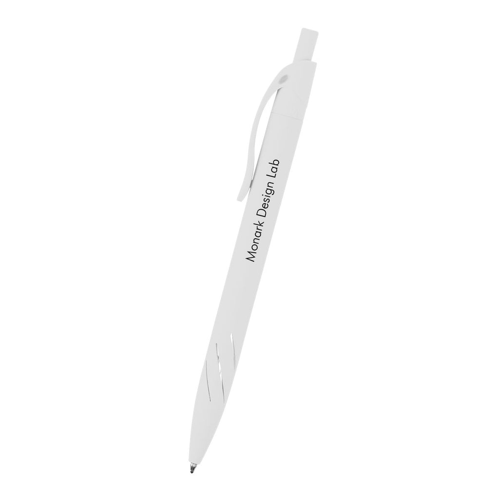 Bennett Pen in Recycled Aluminum - White - Silk Screen
