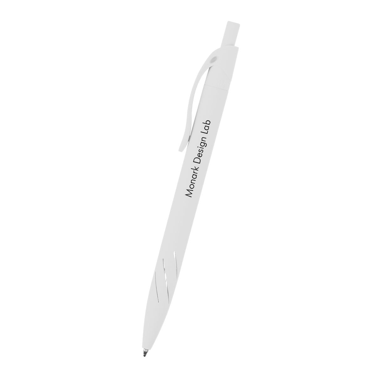 Bennett Pen in Recycled Aluminum - White - Silk Screen