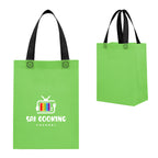 Bennett Recycled Tote Bag, Non-Woven - Black - Colorbrite