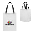 Bennett Recycled Tote Bag, Non-Woven - Black - Colorbrite