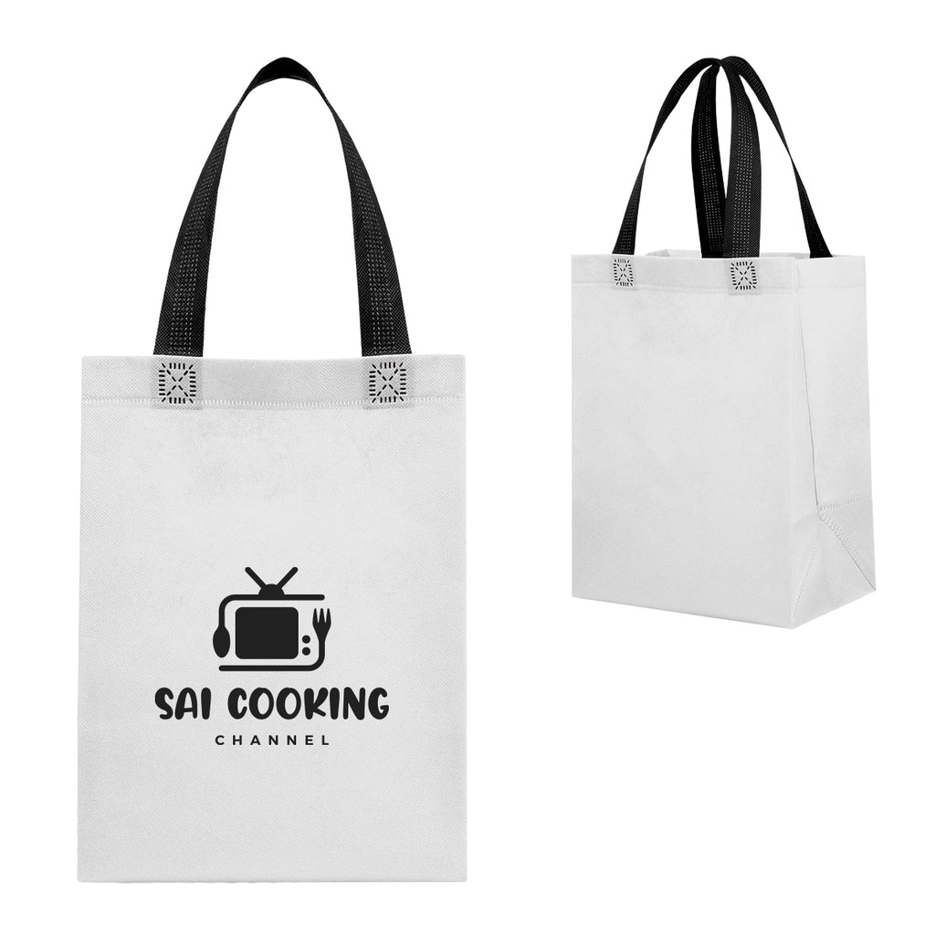 Bennett Recycled Tote Bag, Non-Woven - Black - Silk Screen