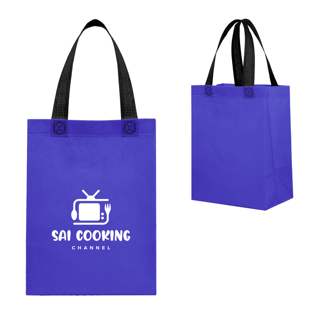 Bennett Recycled Tote Bag, Non-Woven - Black - Silk Screen