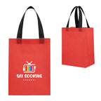 Bennett Recycled Tote Bag, Non-Woven - Red - Colorbrite