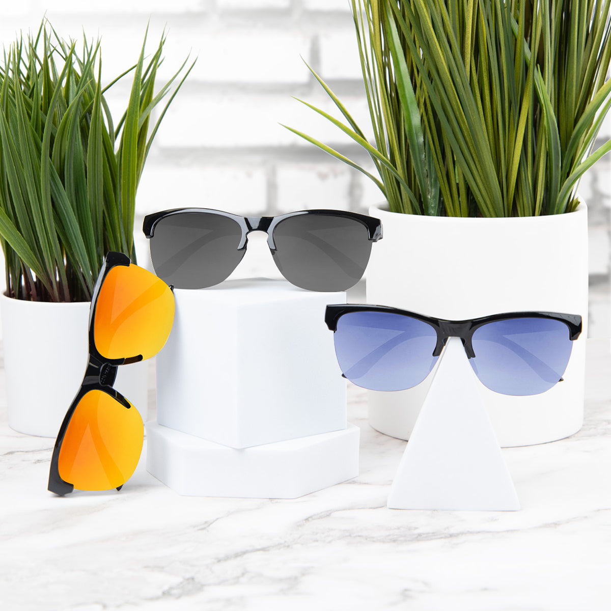 Bentley Sunglasses with Recycled Frames - Red - Lifestyle_Silkscreen