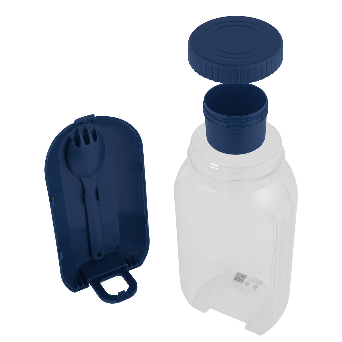 Bento Bottle Salad Shaker, Recycled - Floating