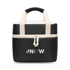 Bento Box Cooler Bag with Ice Pack Pocket - Black - View 1
