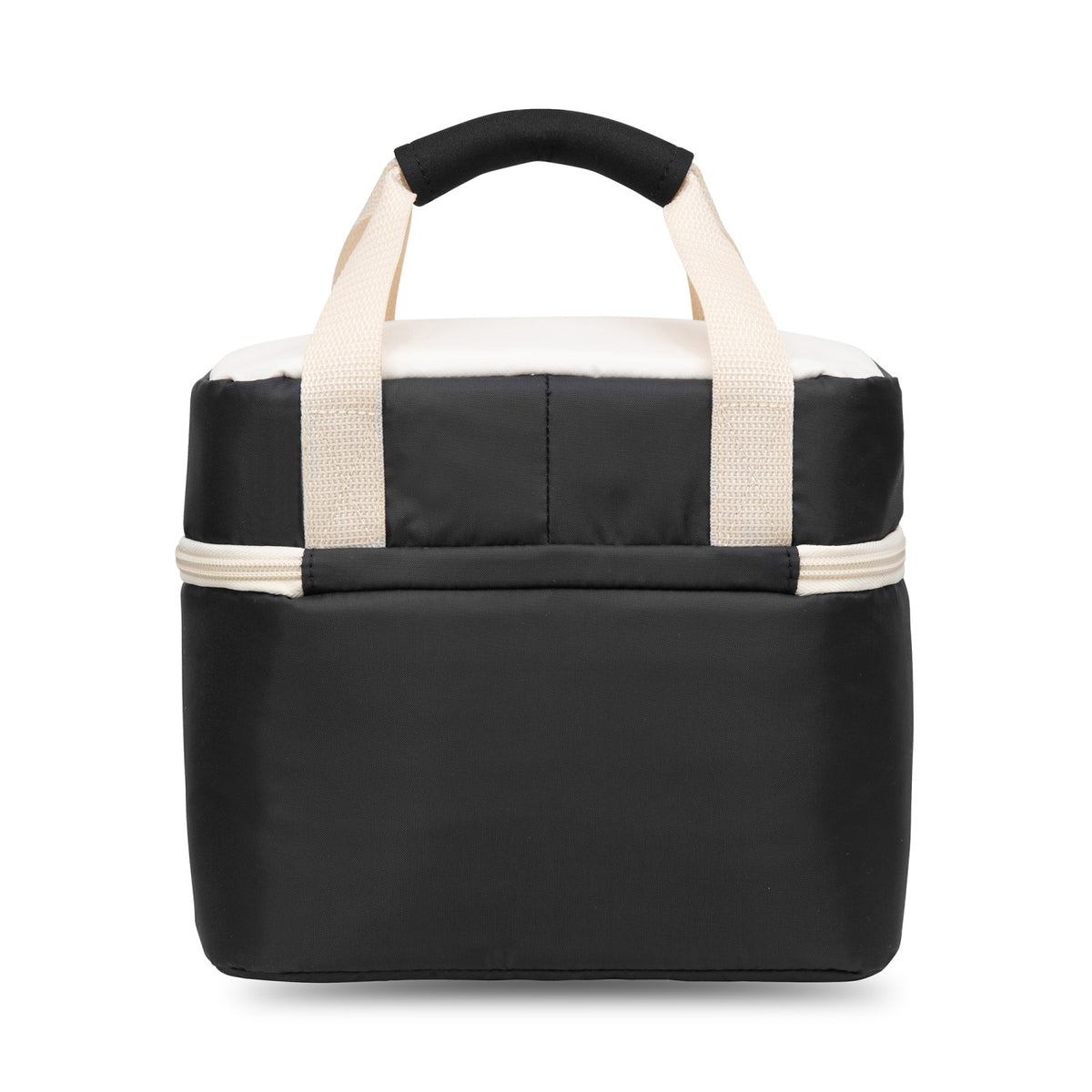 Bento Box Cooler Bag with Ice Pack Pocket - Black - View 3