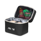 Bento Box Cooler Bag with Ice Pack Pocket Transfer - Black - View 2