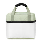 Bento Box Cooler Bag with Ice Pack Pocket - White - View 3