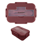 Bento Box, Harvest - Maroon - Silk Screen