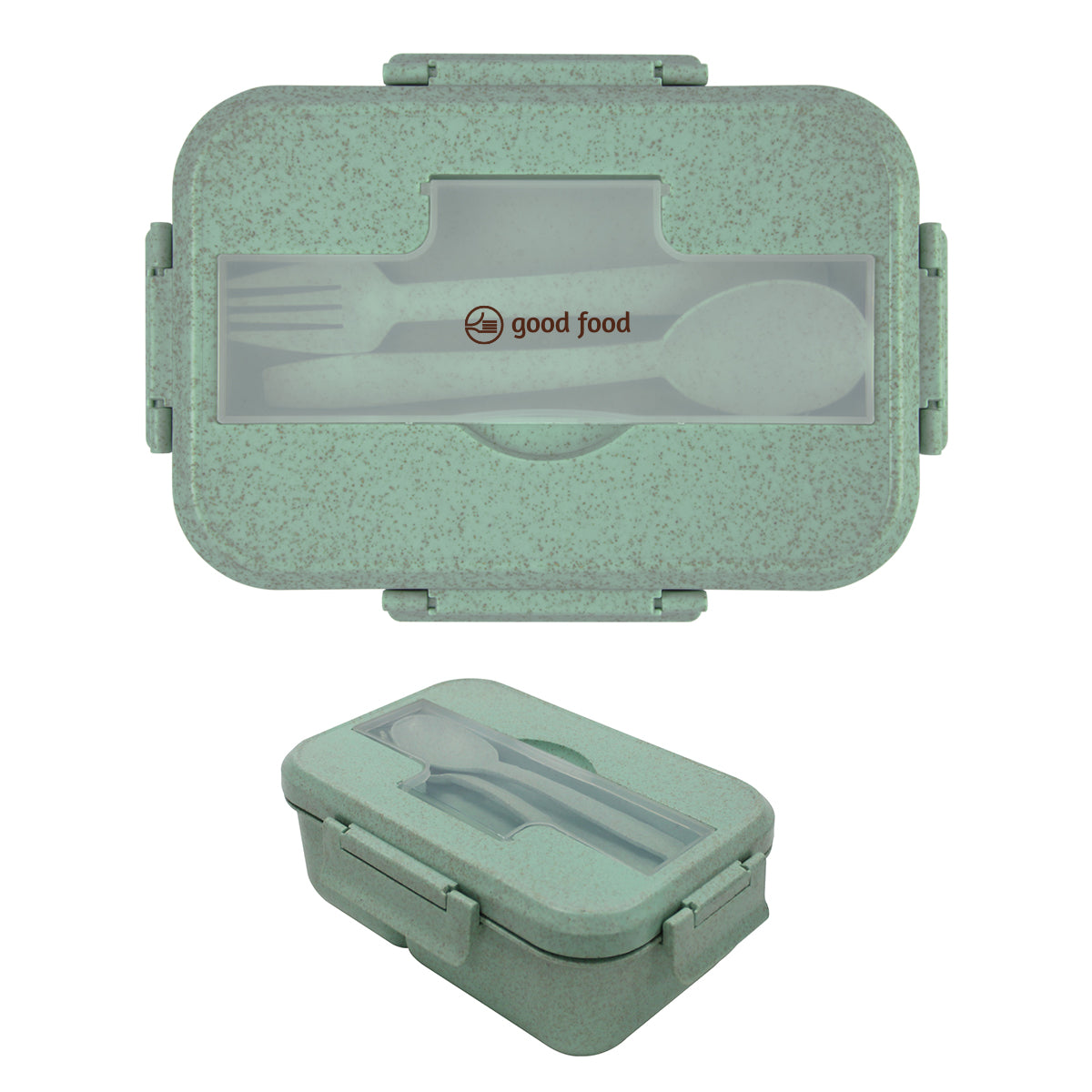 Bento Box, Harvest - Mint Green - Silk Screen