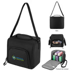 Benton Cooler Bag for 8 Cans, Recycled PET - Black - Colorbrite