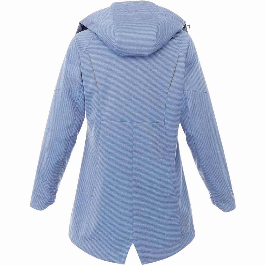 Bergamo Softshell Jacket for Women Laser Engraving - Invictus - Back Flat