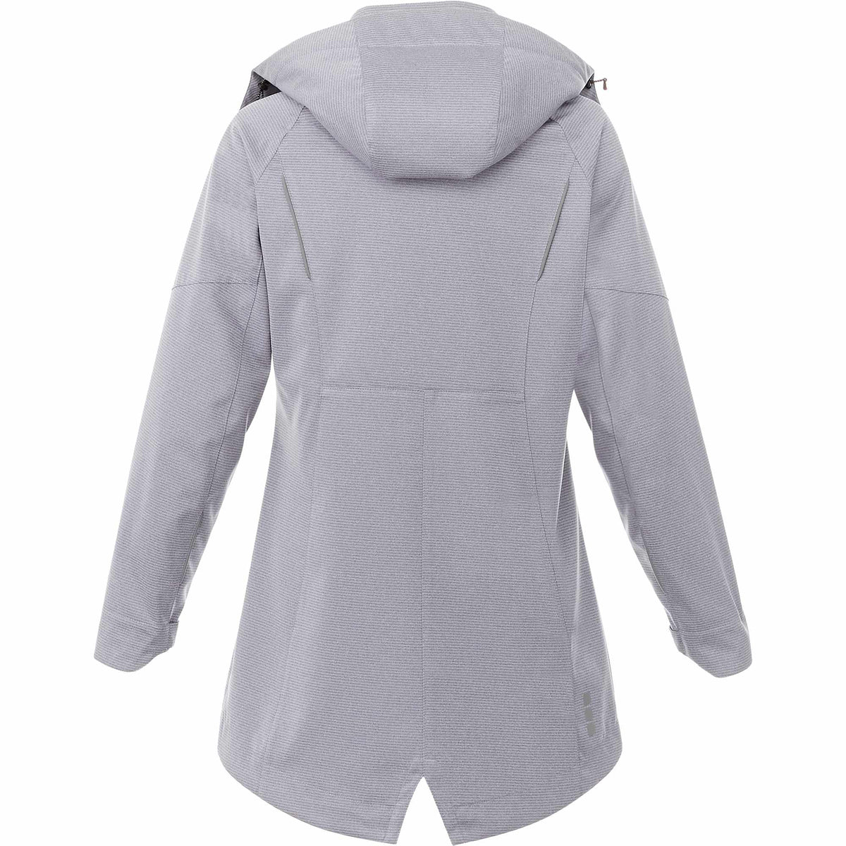 Bergamo Softshell Jacket for Women Laser Engraving - Quarry - Back Flat 2