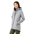 Bergamo Softshell Jacket for Women Laser Engraving - Quarry - Flat 3