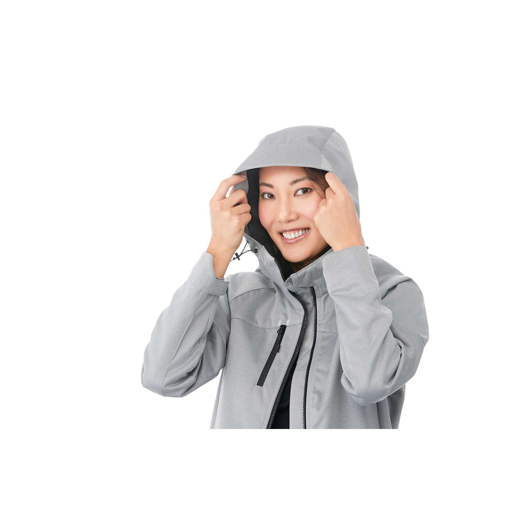Bergamo Softshell Jacket for Women Laser Engraving - Quarry - Flat 4