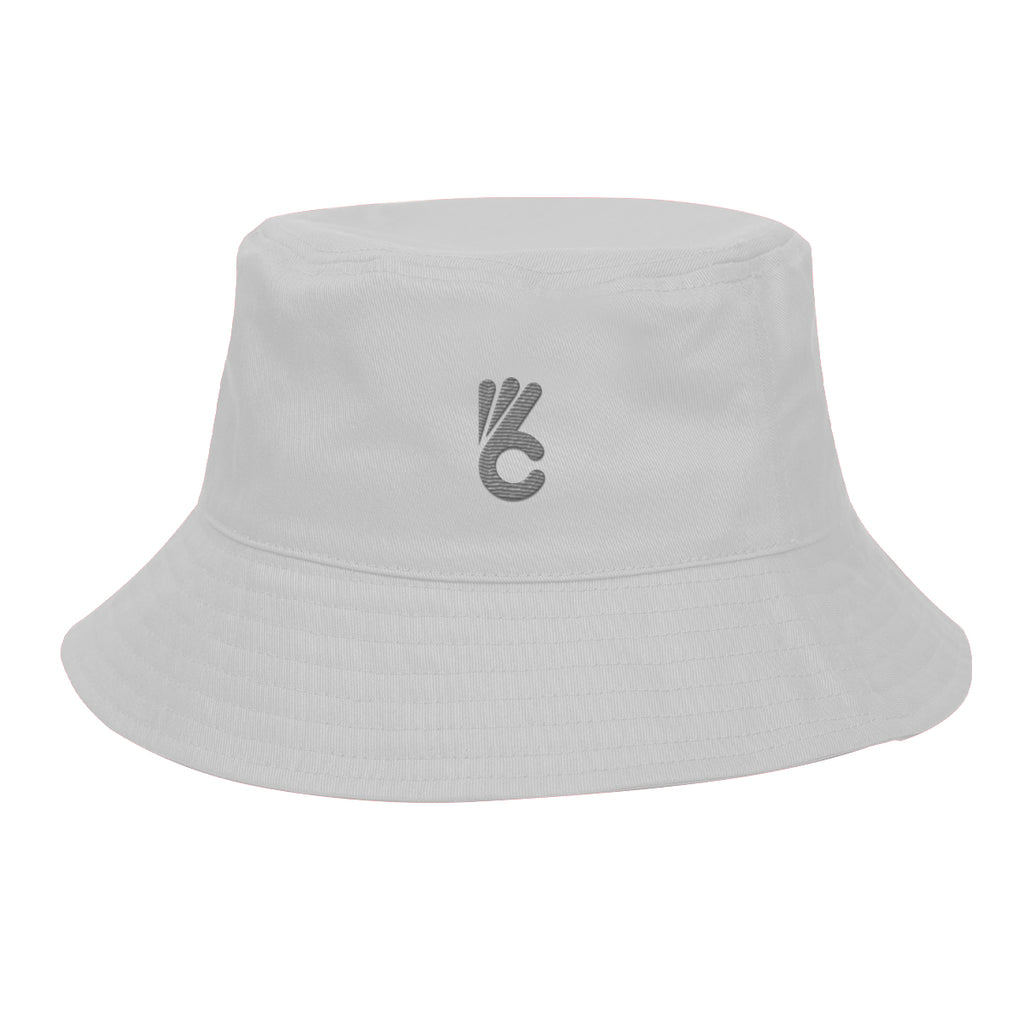 Berkley Hat, Bucket Style Embroidery - White - Embroidery
