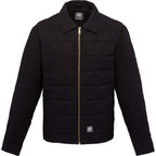 Berne Gasoline Quilted Stretch Duck Jacket for Men Transfer - Black - Front