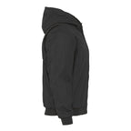 Berne Heartland Washed Duck Hooded Work Jacket for Men Embroidery - Black - Right Side