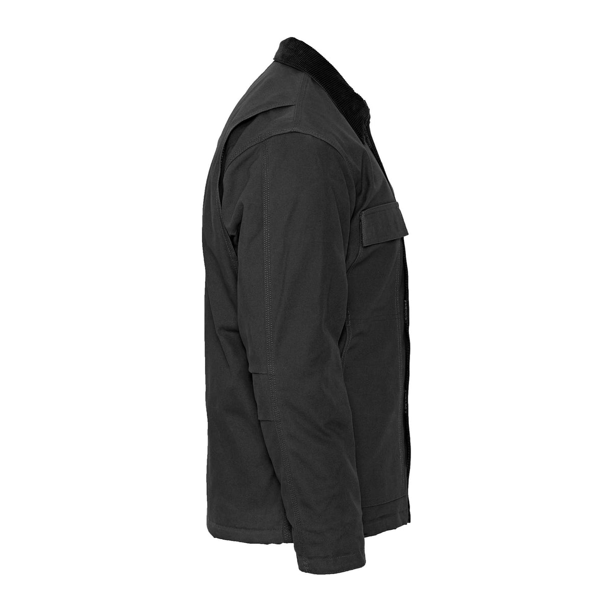 Berne Heritage Duck Chore Coat for Men Transfer - Black - Right Side