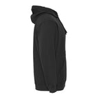Berne Heritage Pullover Hoodie with Zip Pocket for Men Transfer - Black - Right Side Flat
