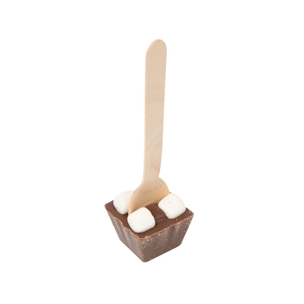 Beverage Spoon in Milk Chocolate