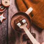 Beverage Spoon in Milk Chocolate - Holiday