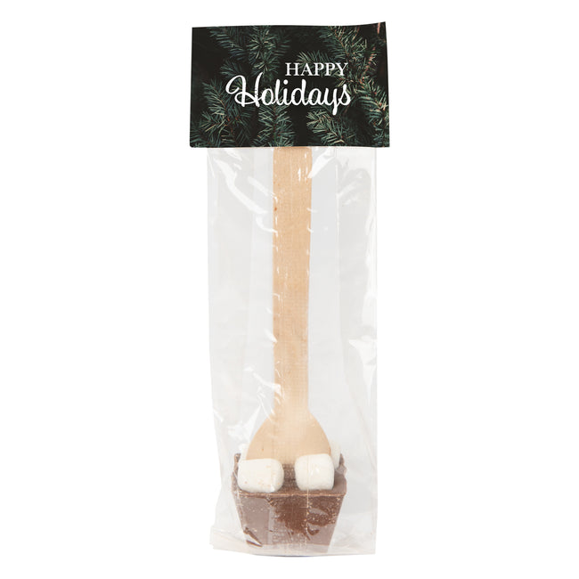 Beverage Spoon in Milk Chocolate