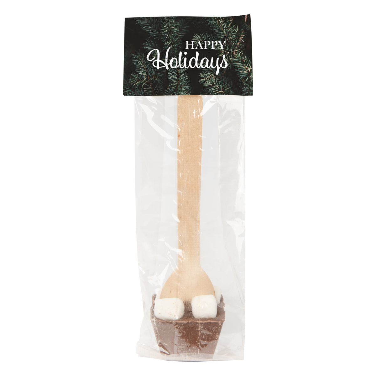 Beverage Spoon in Milk Chocolate