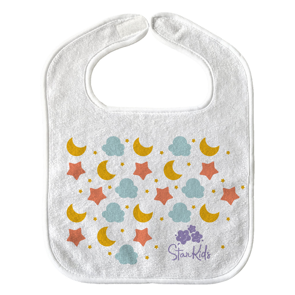 Bib for Babies - White - Full Color