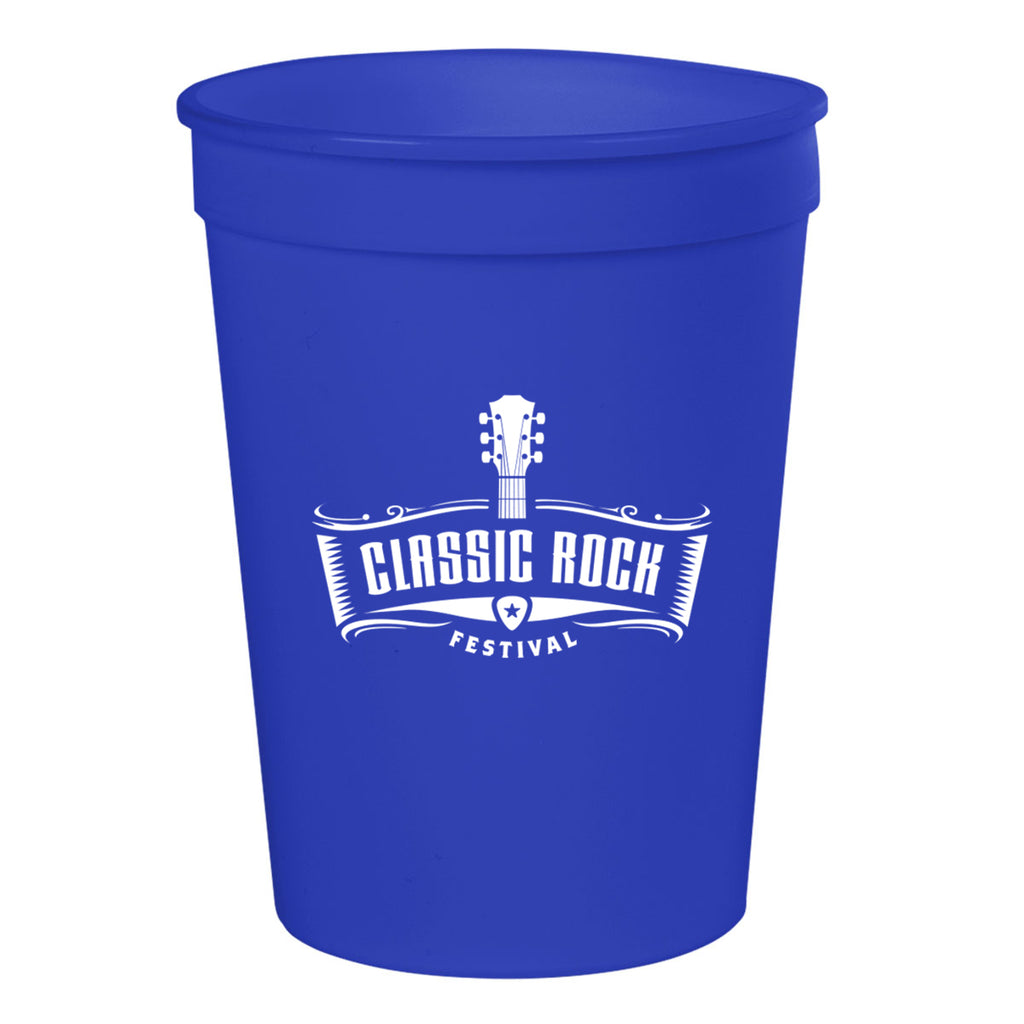 Big Game Stadium Cup, 12 oz - Blue - Silk Screen
