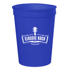Big Game Stadium Cup, 12 oz - Blue - Silk Screen