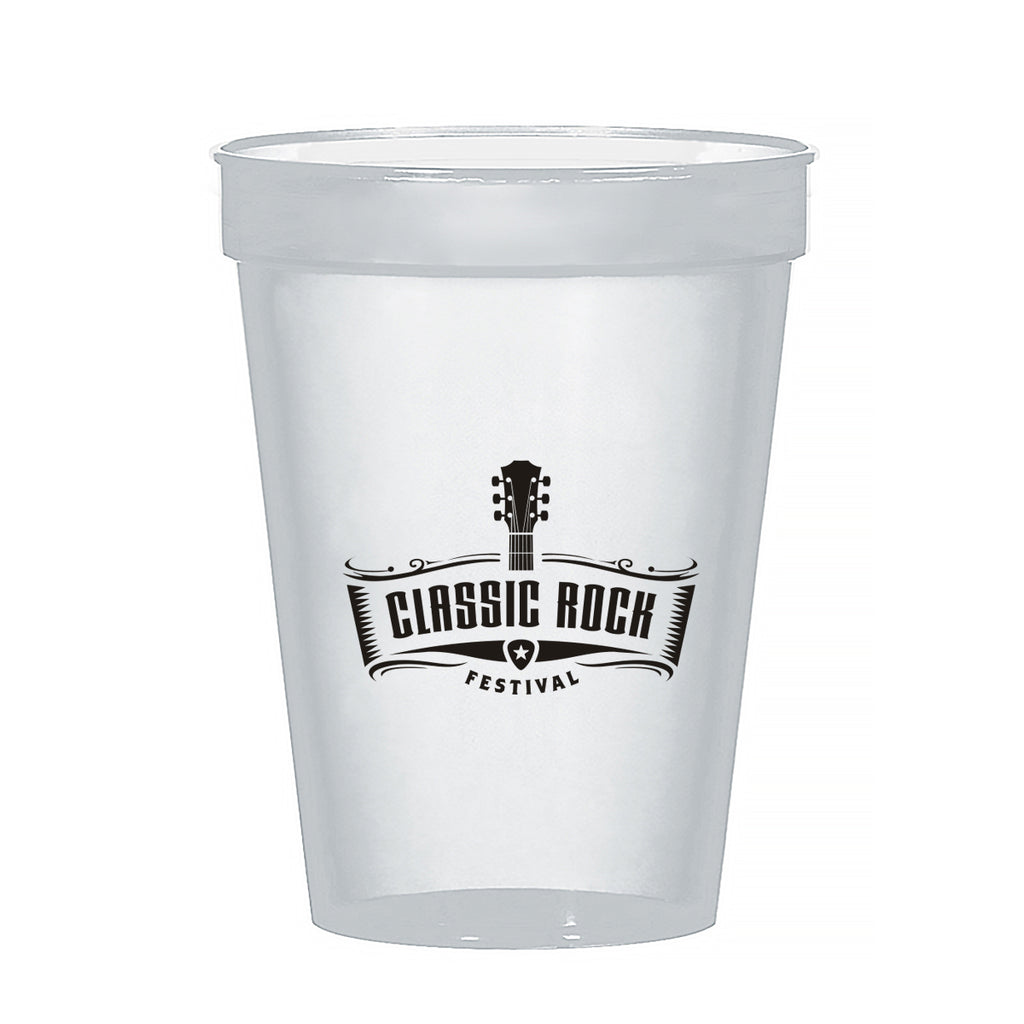 Big Game Stadium Cup, 12 oz - Clear - Silk Screen