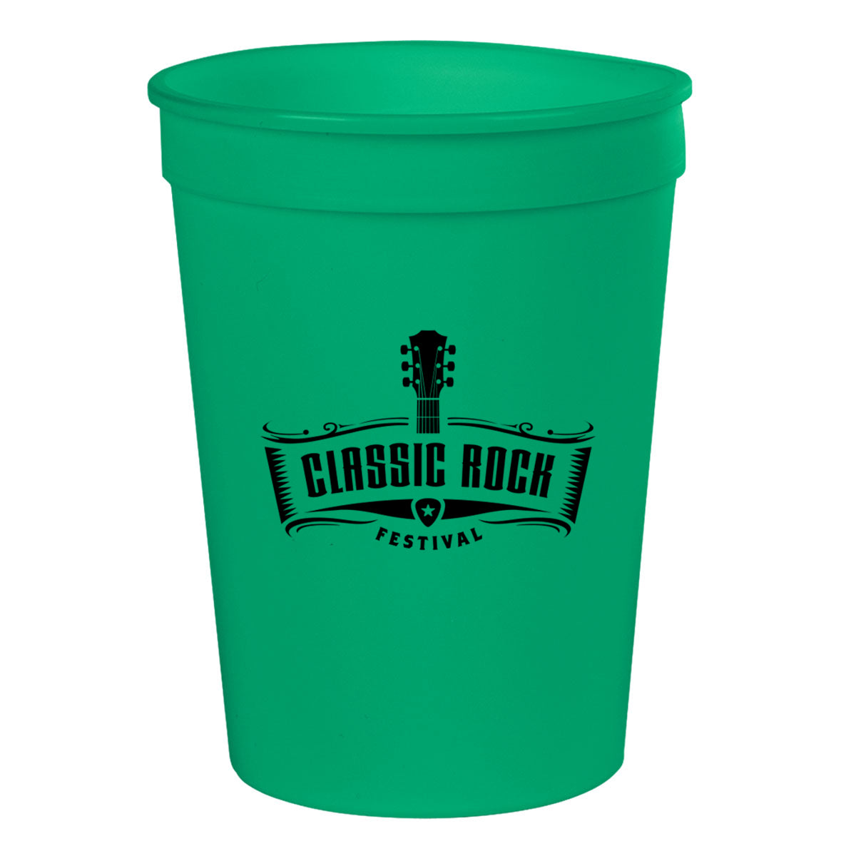 Big Game Stadium Cup, 12 oz - Green - Silk Screen