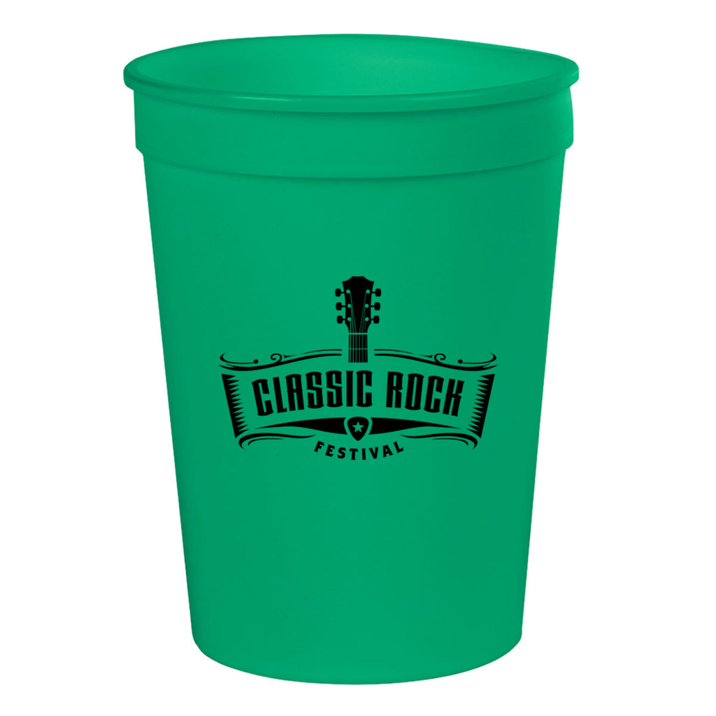 Big Game Stadium Cup, 12 oz - Green - Silk Screen