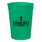 Big Game Stadium Cup, 12 oz - Green - Silk Screen