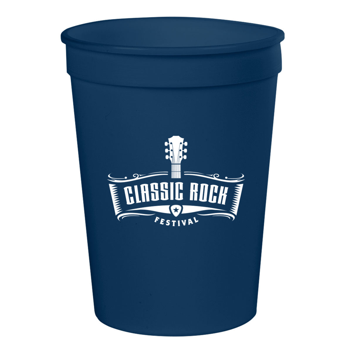 Big Game Stadium Cup, 12 oz - Navy - Silk Screen