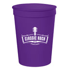 Big Game Stadium Cup, 12 oz - Purple - Silk Screen