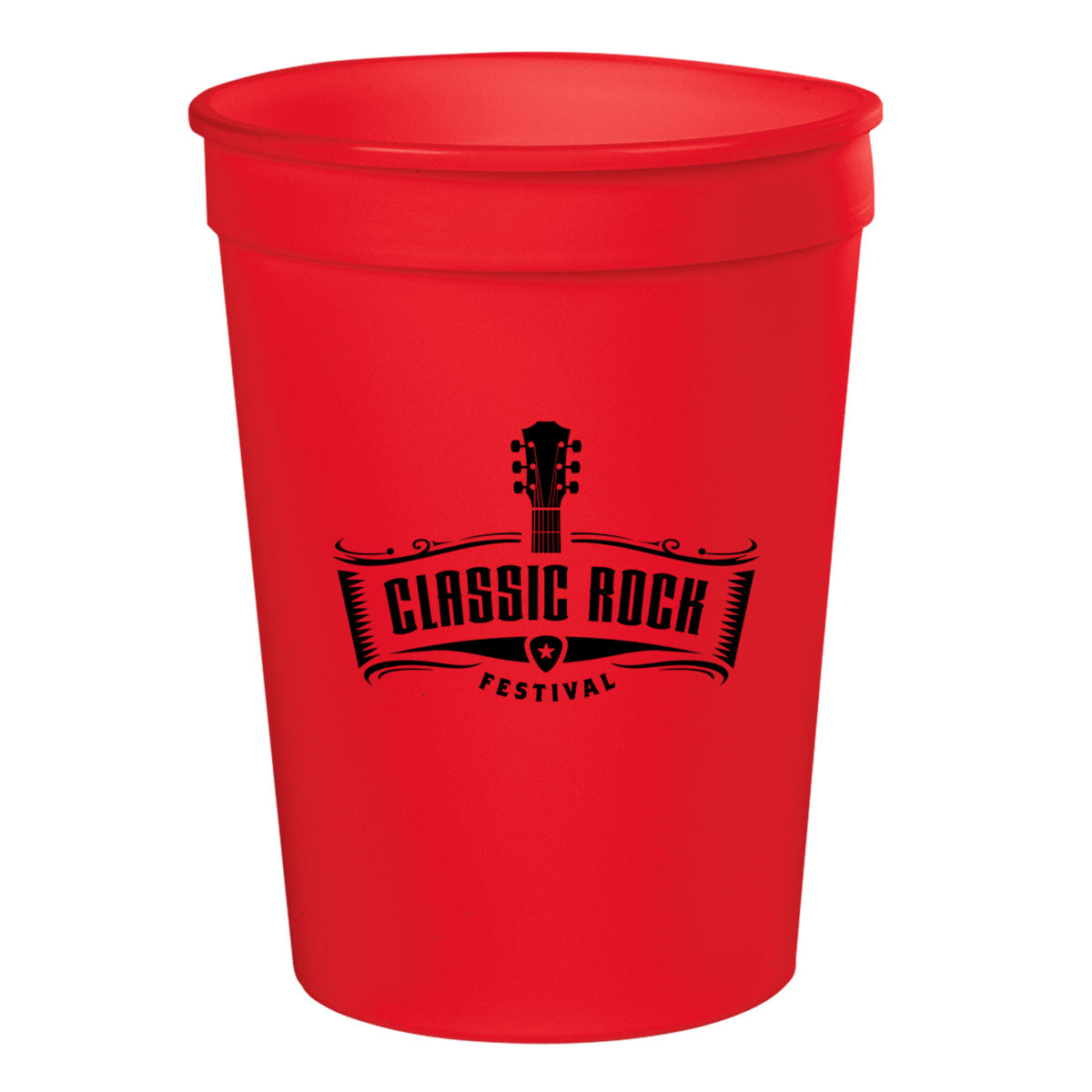 Big Game Stadium Cup, 12 oz - Red - Silk Screen