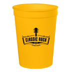 Big Game Stadium Cup, 12 oz - Yellow - Silk Screen