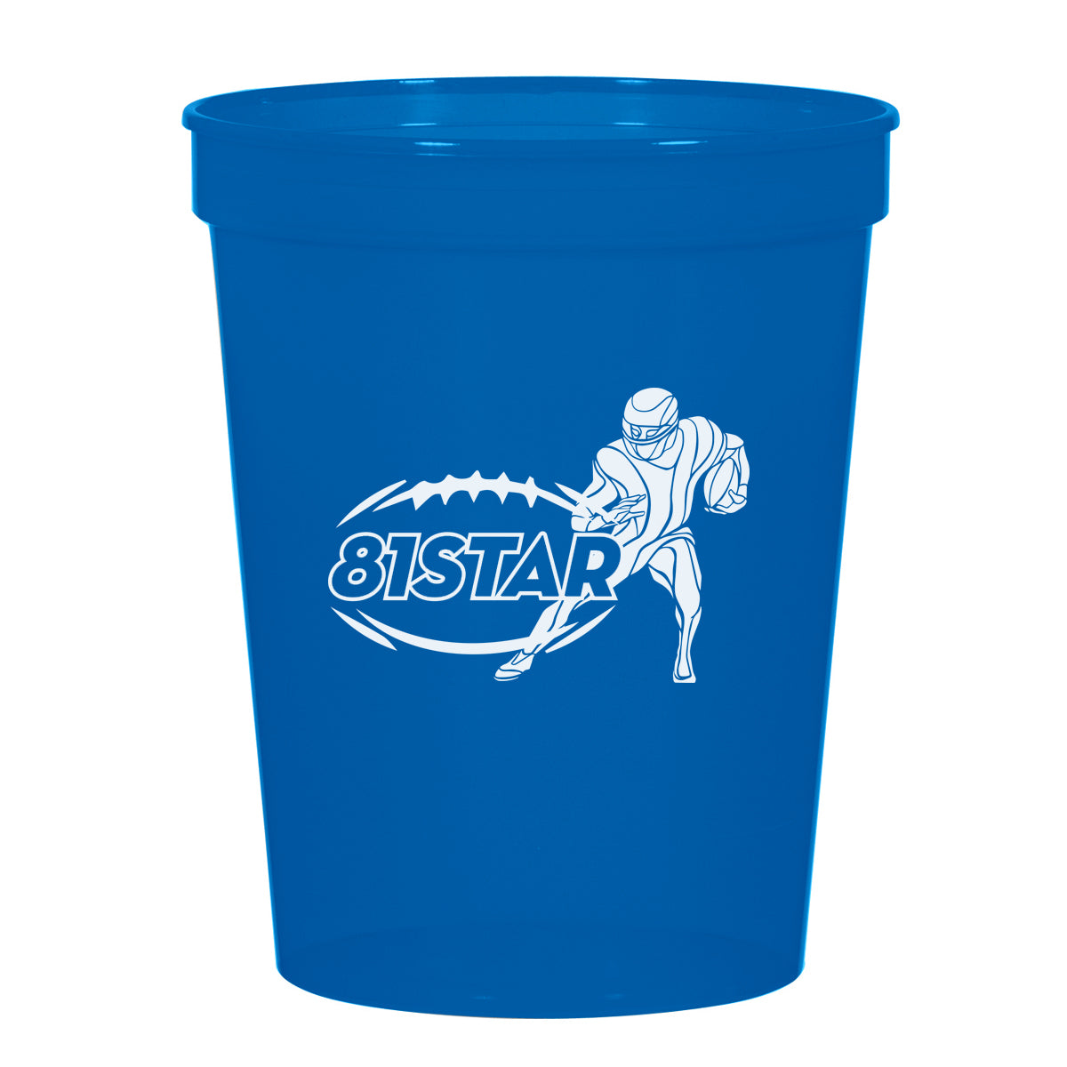 Big Game Stadium Cup, 16 oz - Blue - Silk Screen