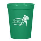 Big Game Stadium Cup, 16 oz - Green - Silk Screen