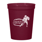 Big Game Stadium Cup, 16 oz - Maroon - Silk Screen