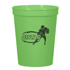 Big Game Stadium Cup, 16 oz - Neon Green - Silk Screen