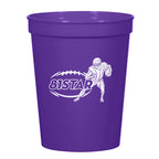 Big Game Stadium Cup, 16 oz - Purple - Silk Screen