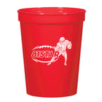 Big Game Stadium Cup, 16 oz - Red - Silk Screen