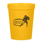 Big Game Stadium Cup, 16 oz - Yellow - Silk Screen